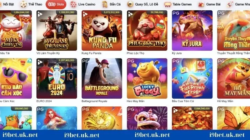 Kho game nổ hũ đa dạng